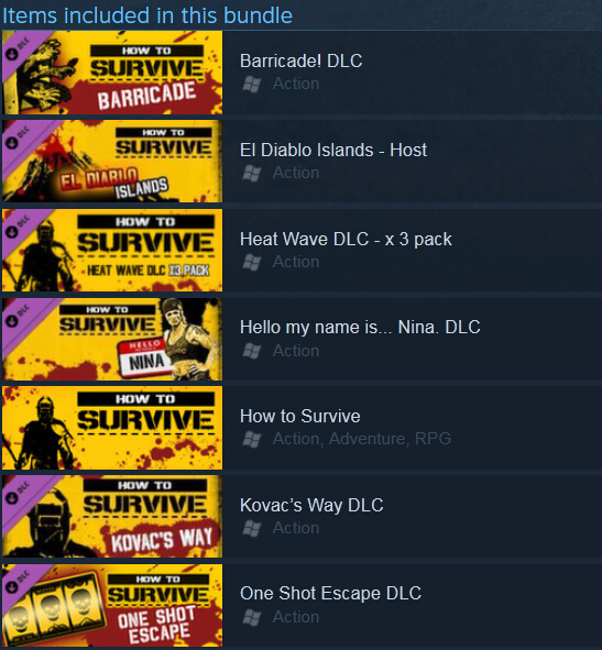 How to Survive - Storm Warning Edition Steam - Click Image to Close